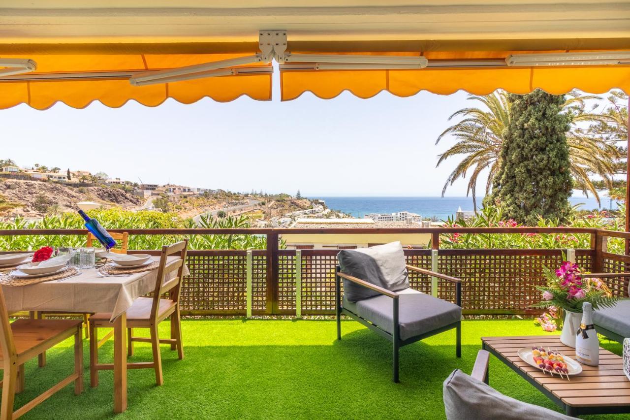 Appartement Increible Terraza Con Vistas Al Mar En San Agustin Extérieur photo